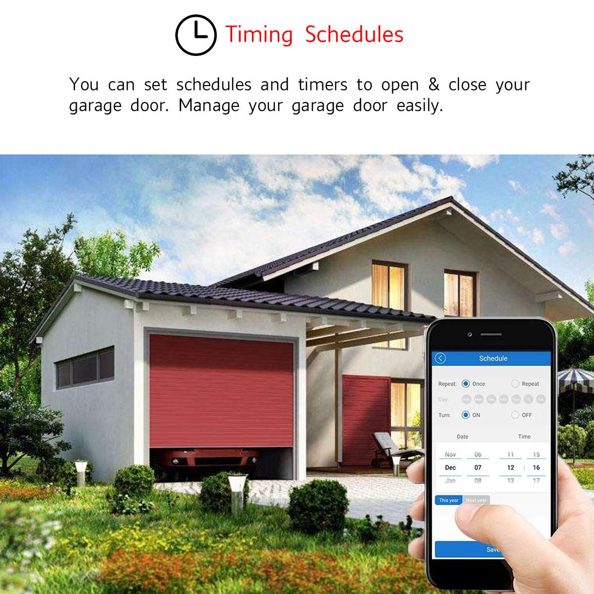 WiFi Smart Automation Relay Switch Garage Door Gate Opener