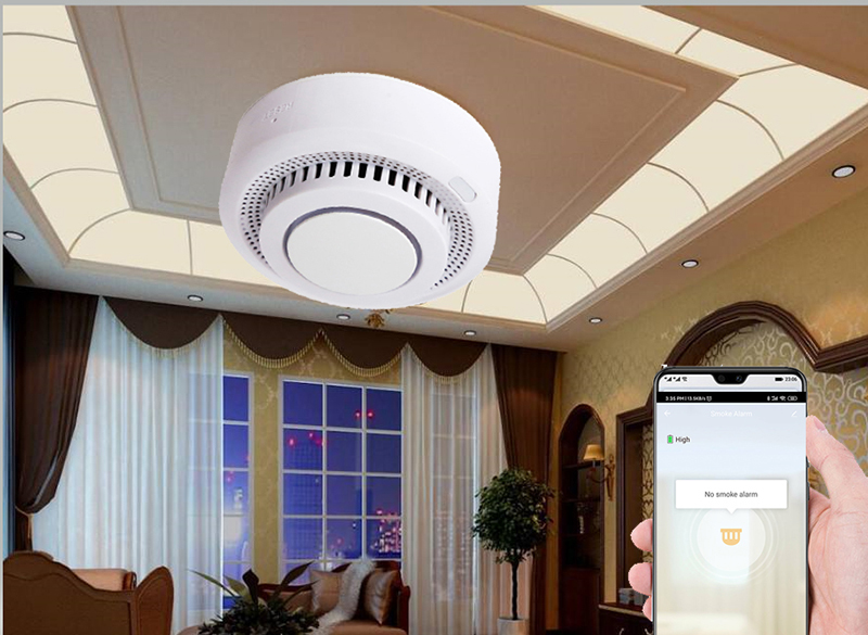 WiFi Smart IoT Wireless Smoke Fire Alarm Detector