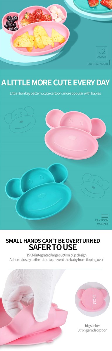 Childrens Silicone tableware 4 months children