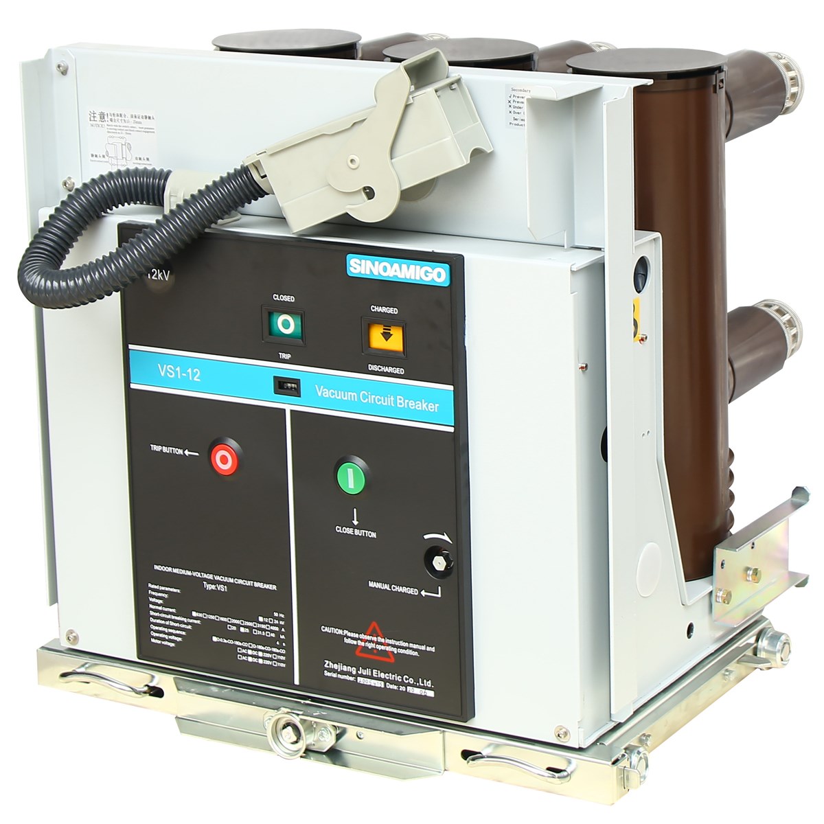 Indoor Vacuum Circuit Breaker for switchgear mounting 12kV