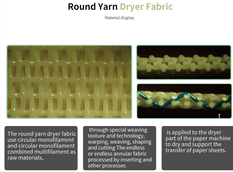 Small Loop Spiral Dryer Fabric for Paper Mills