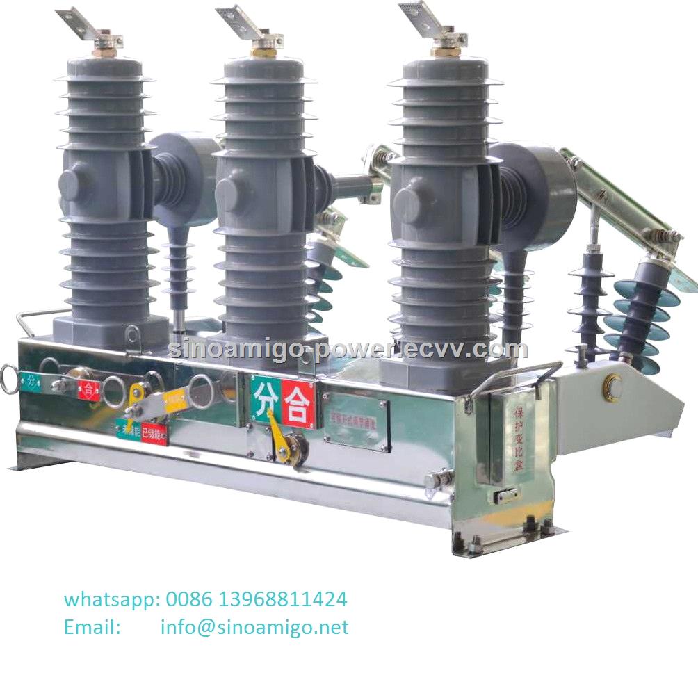 Outdoor Vacuum Circuit Breaker for pole mounting 12kV ZW32