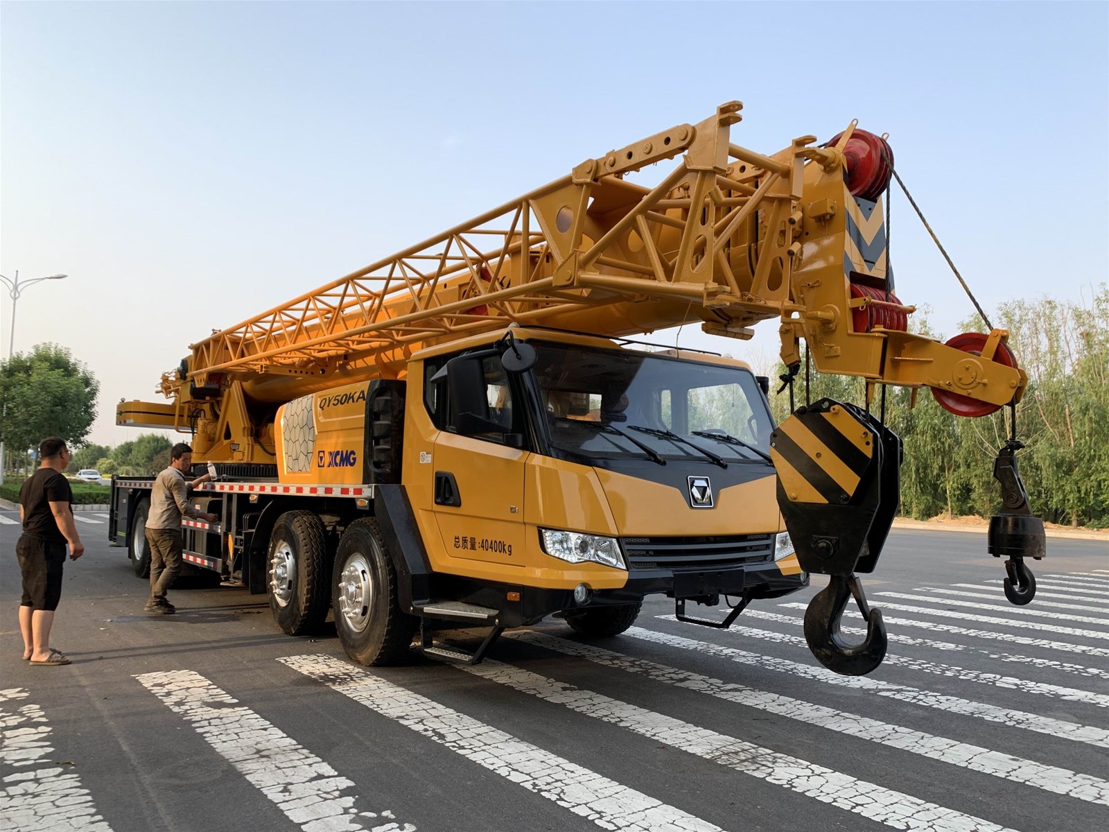 Used hydraulic mobile crane XCMG 50 Ton QY50KA Truck Crane Used hydraulic mobile crane XCMG 50 Ton QY50KA Truck Crane