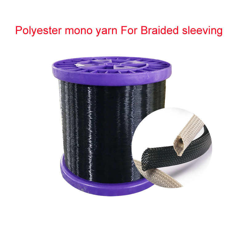 100 PolyesterPET Monofilament Yarn 020mm 025mm For Braided Sleeving