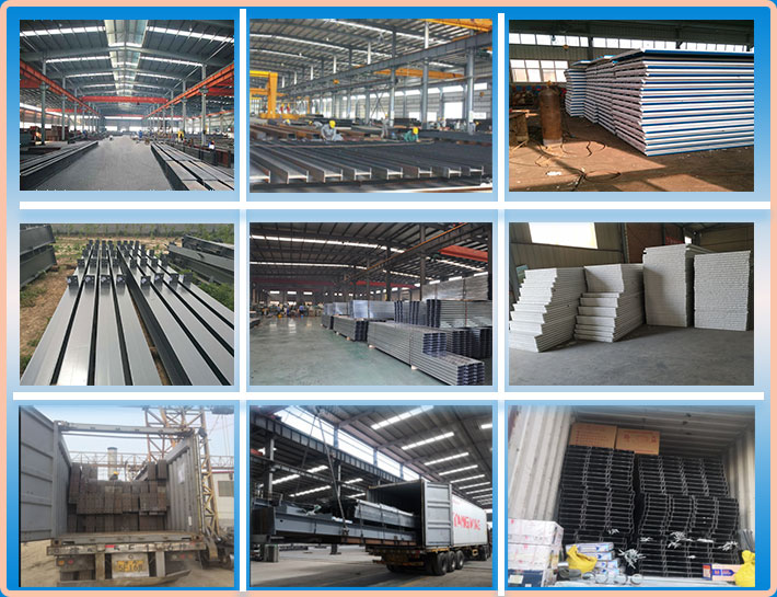 China supplier fast assembling steel structures warehouse with low prices