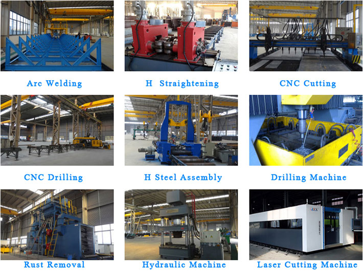 China supplier fast assembling steel structures warehouse with low prices