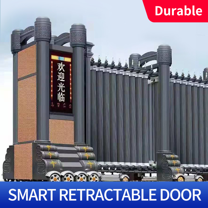 Hongshengyuan electronic triumphal retractable door