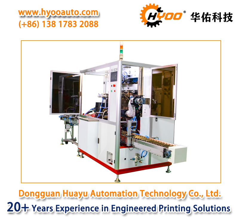 HYOO HY230 Two Colors Automatic Screen Printing Curing Machine For Centrifuge Tube Printing