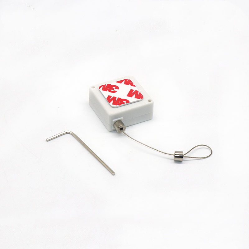 Anti Theft Recoiling Tether With Loop Stop End S Hole