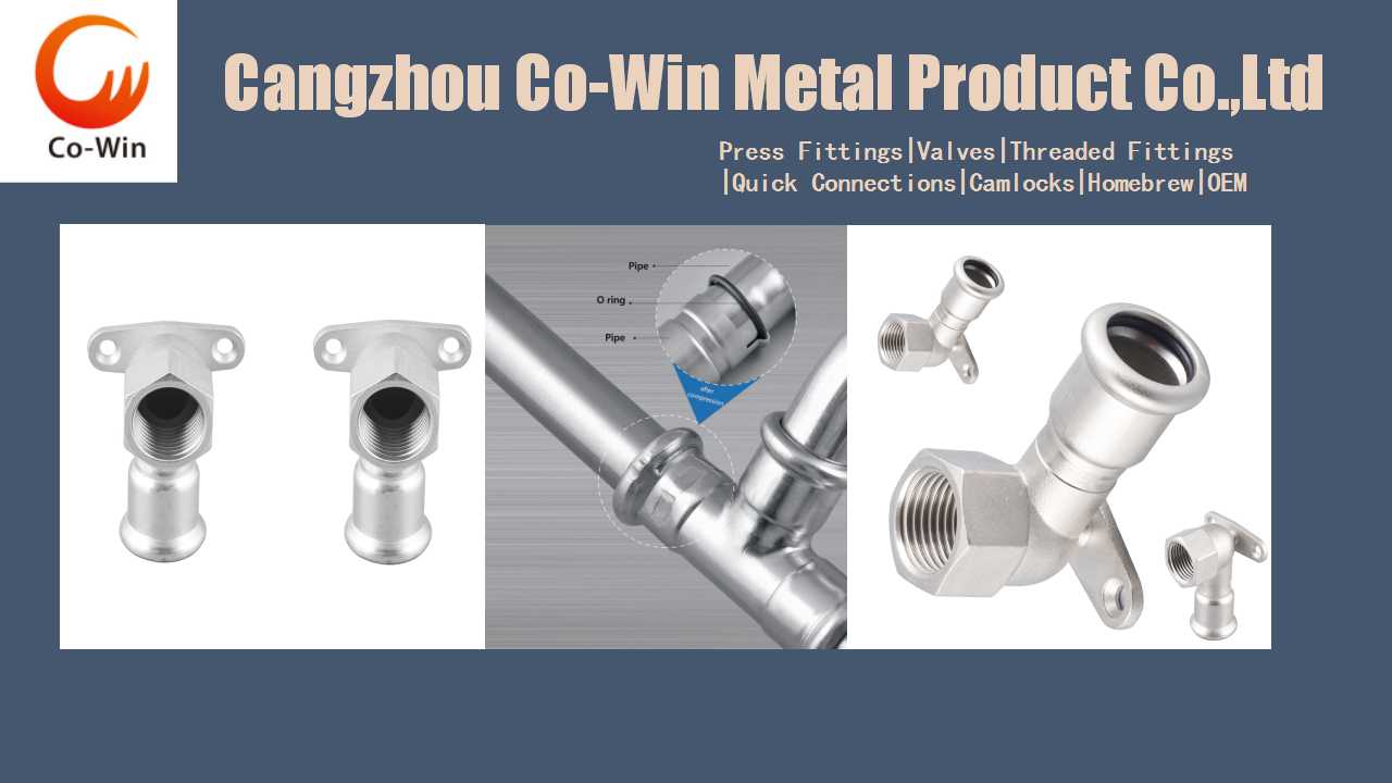 Stainless Steel Press Fitting Based Female Elbow 304316 Press Fitting