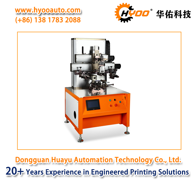 HYOO HY450CNC Multifunction Servo Screen Printing Machine For ConicalOvalSquareIrregular Containers