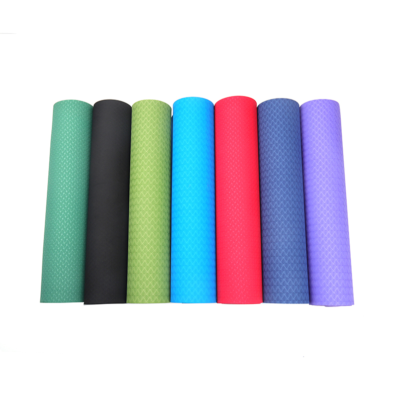 8mm Yoga Mat Exercise Mats TPE Non Slip Extra Thick High Density Eco Friendly for YogaWorkoutPilates
