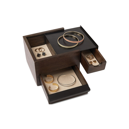 Wooden Jewellery Storage Box with Hidden Compartment Drawer from China Manufacturer, Manufactory