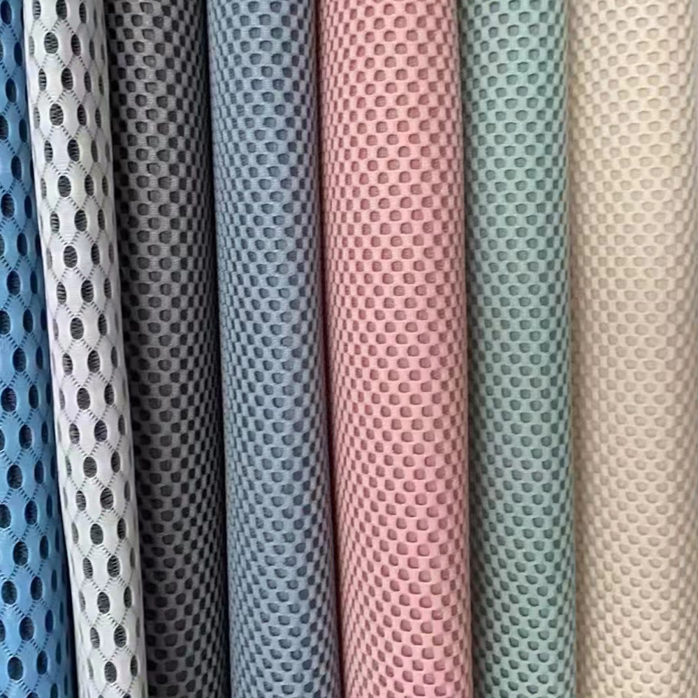 100 Polyester 3MM Ventilating 3D Knitted Air Mesh with SuperBig Width 240CM for Quilted Mattress Cover Fabric