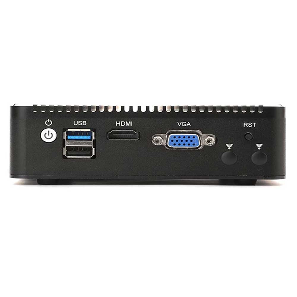 Firewall Micro Appliance Fanless Mini PC with Intel Celeron J4125 Quad Core 4 Intel I210 I225 Gigabit LAN