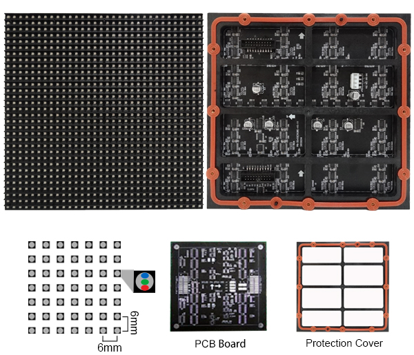 PH3 Indoor Full Color SMD LED display module with compeitive price high quality