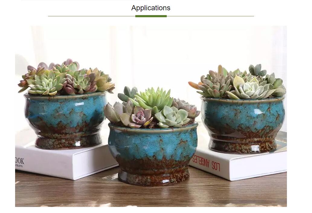 Wholesale antique mini succulent pot garden home decoration ceramic planter garden flower pots