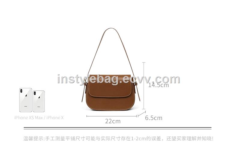 Bags new womens messenger bag leather highend sense fashion allmatch shoulder underarm tofu bag