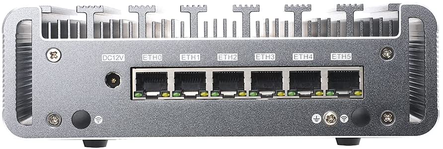 Fanless pfSense Intel Celeron 3865U i3 8130U i5 8250U i7 8550U Industrial Mini PC 6 Lans 4USB30 Firewall PC Router