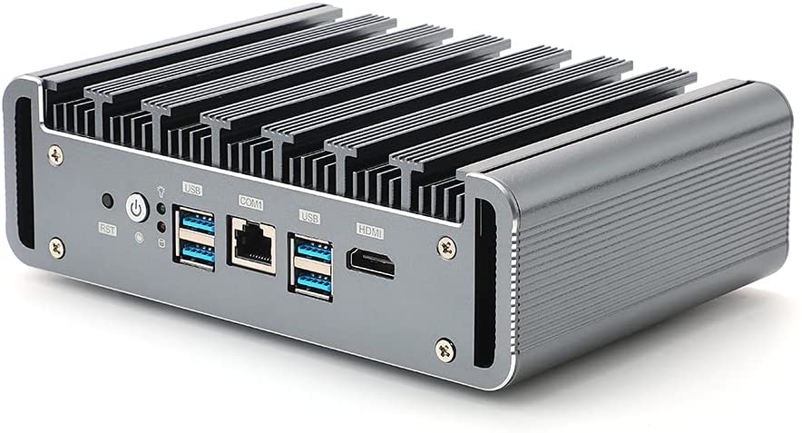Fanless pfSense Intel Celeron 3865U i3 8130U i5 8250U i7 8550U Industrial Mini PC 6 Lans 4USB30 Firewall PC Router