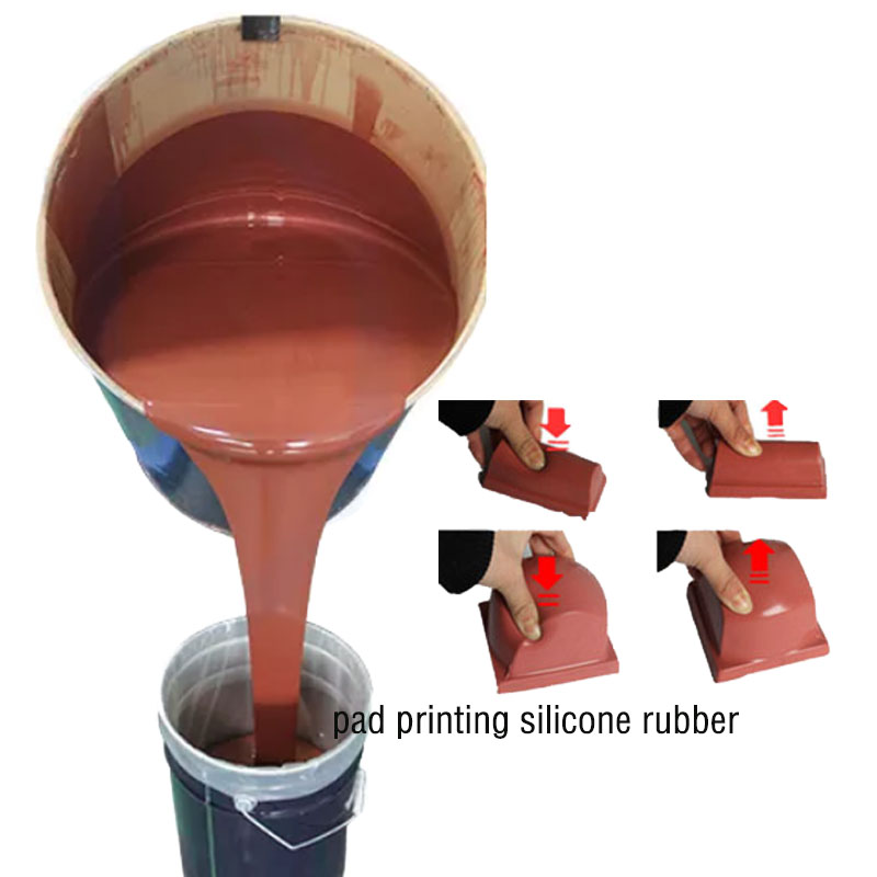 two part liquid rtv2 pad printing silicone rubber for electronic toys