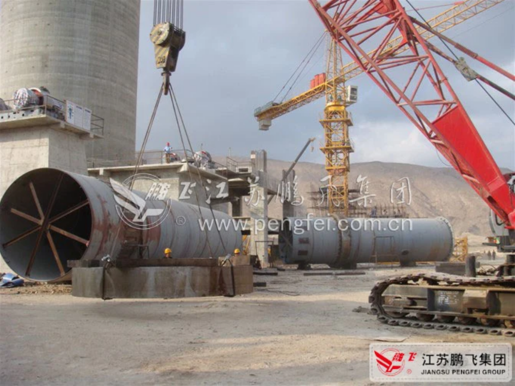 50X74m Rotary Kiln in Cement Production Line