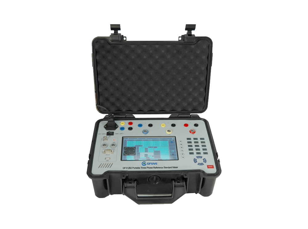 GF312B2 PORTABLE THREE PHASE REFERENCE METER with CLAMP ON CT