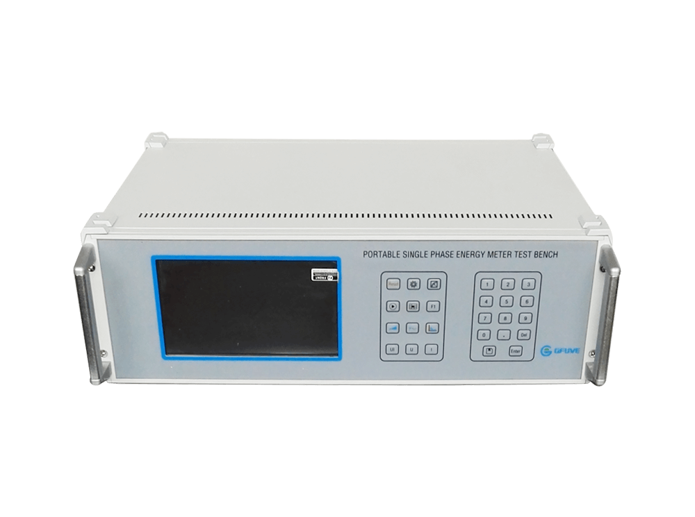 GF102 PORTABLE SINGLE PHASE ENERGY METER TEST BENCH