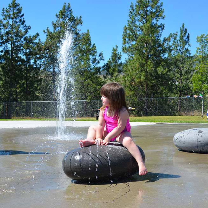 Cenchi Splash Pad Park Children Stone Sprinkler Water Splash Pad