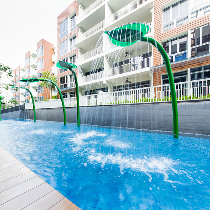 Cenchi Splash Park Children Jungle Sprinkler Jet Popular Leaf Sprays