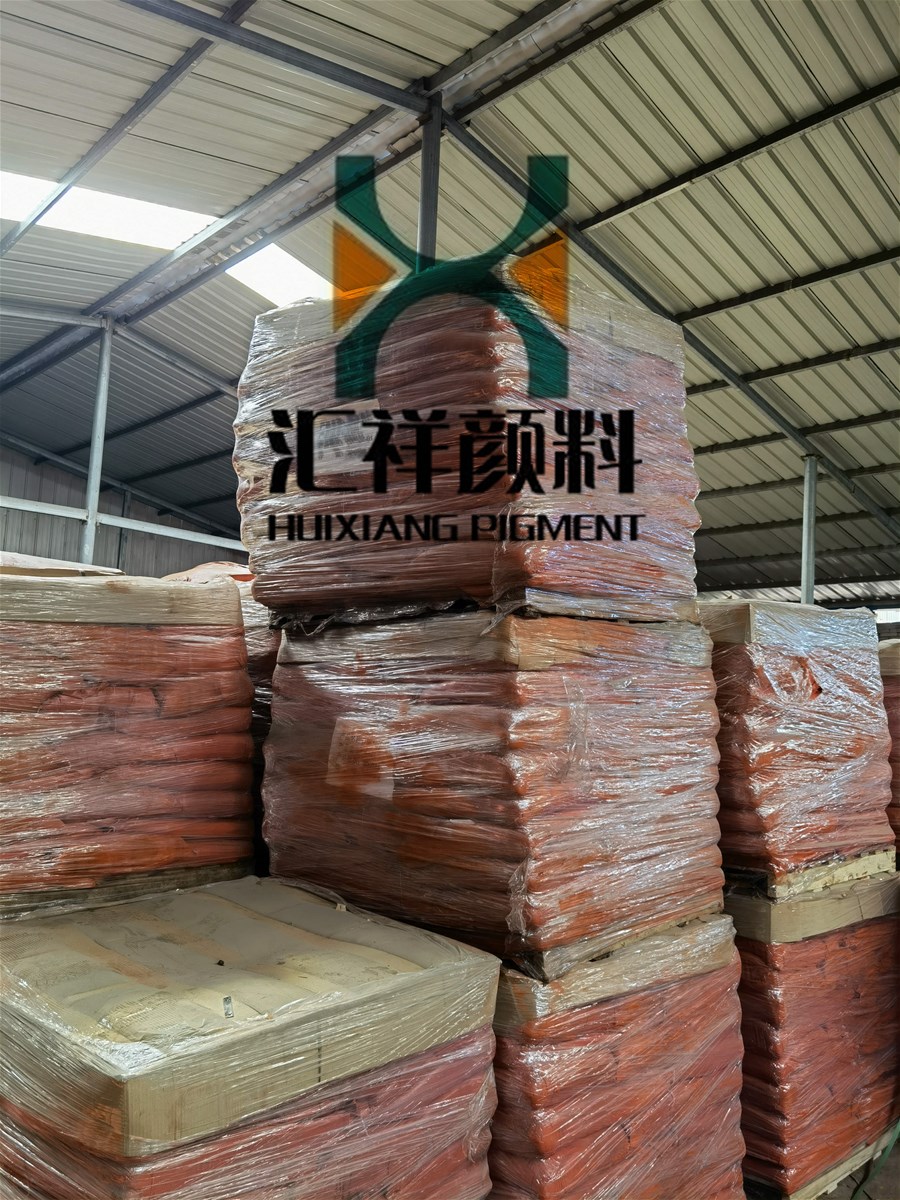 Iron oxide red for ceramic pigmentfor brick and paving