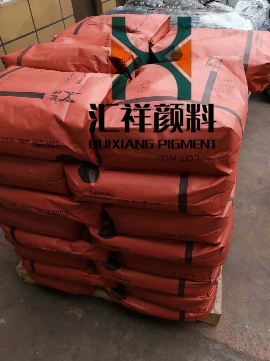 Iron oxide red ceramic pigmentfor brick and paving