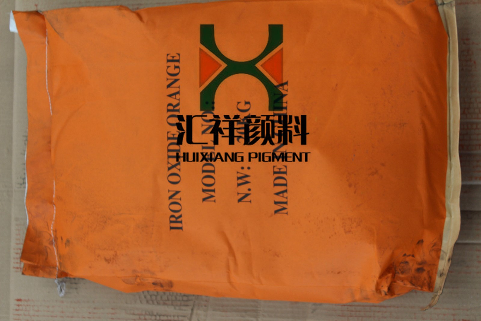 Iron oxide orange for color cement for paint and for brick and paving