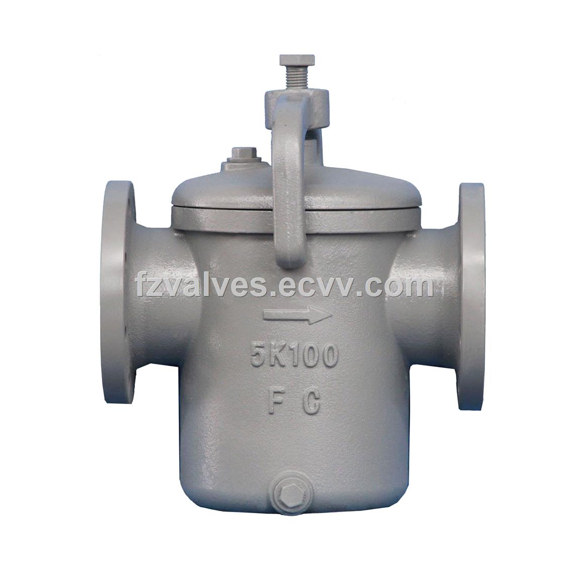 JIS F7209 Cast iron oil strainer