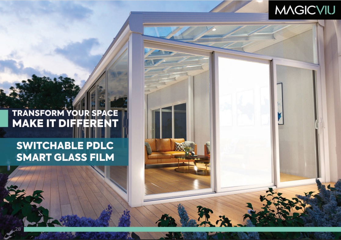PDLC Switchable Smart Glass Film