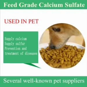 calcium sulfate dihydrate for feed GRADE manufacture