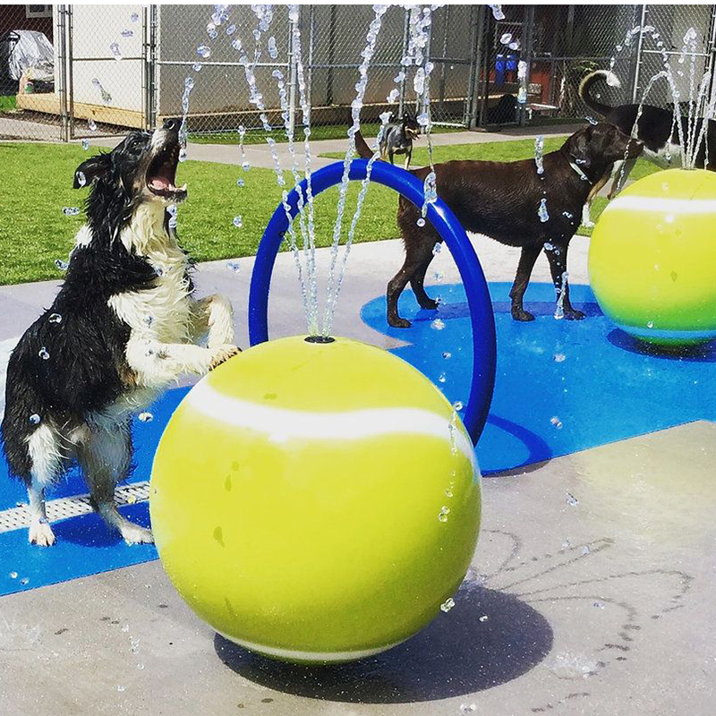 Cenchi Splash Park Pet Dog Agility Training Sprinkler Cooling Pads Spray Pads