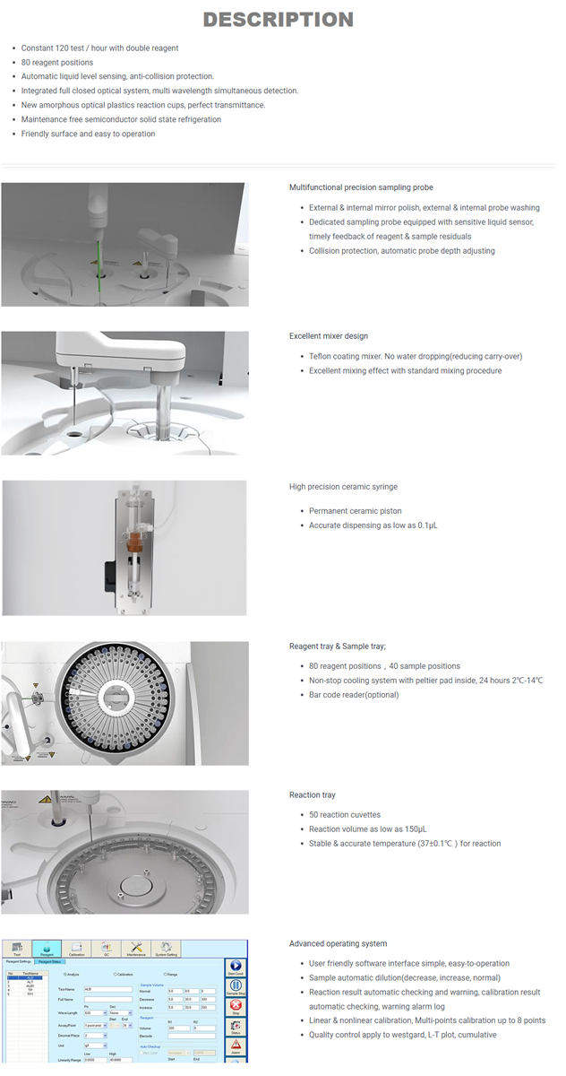 Bioevopeak Fully Automatic Chemistry Analyzer