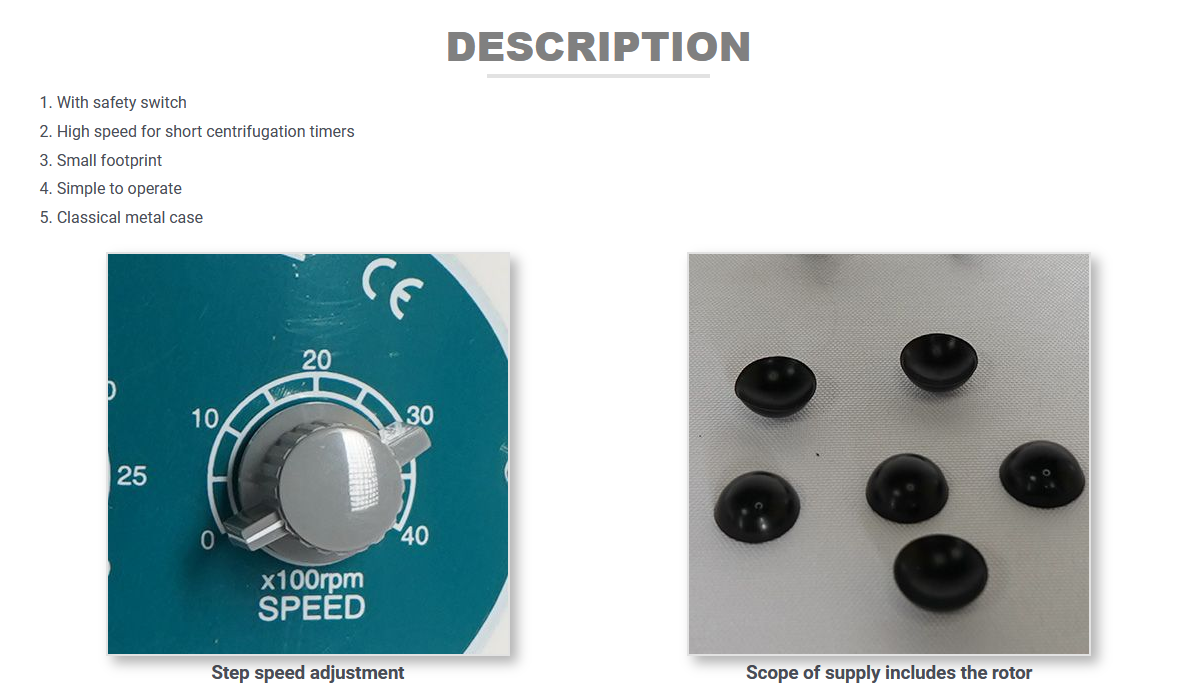 Bioevopeak CFG4Z economical Medical Low Speed Centrifuge 4000RPM with CE EAC Approved