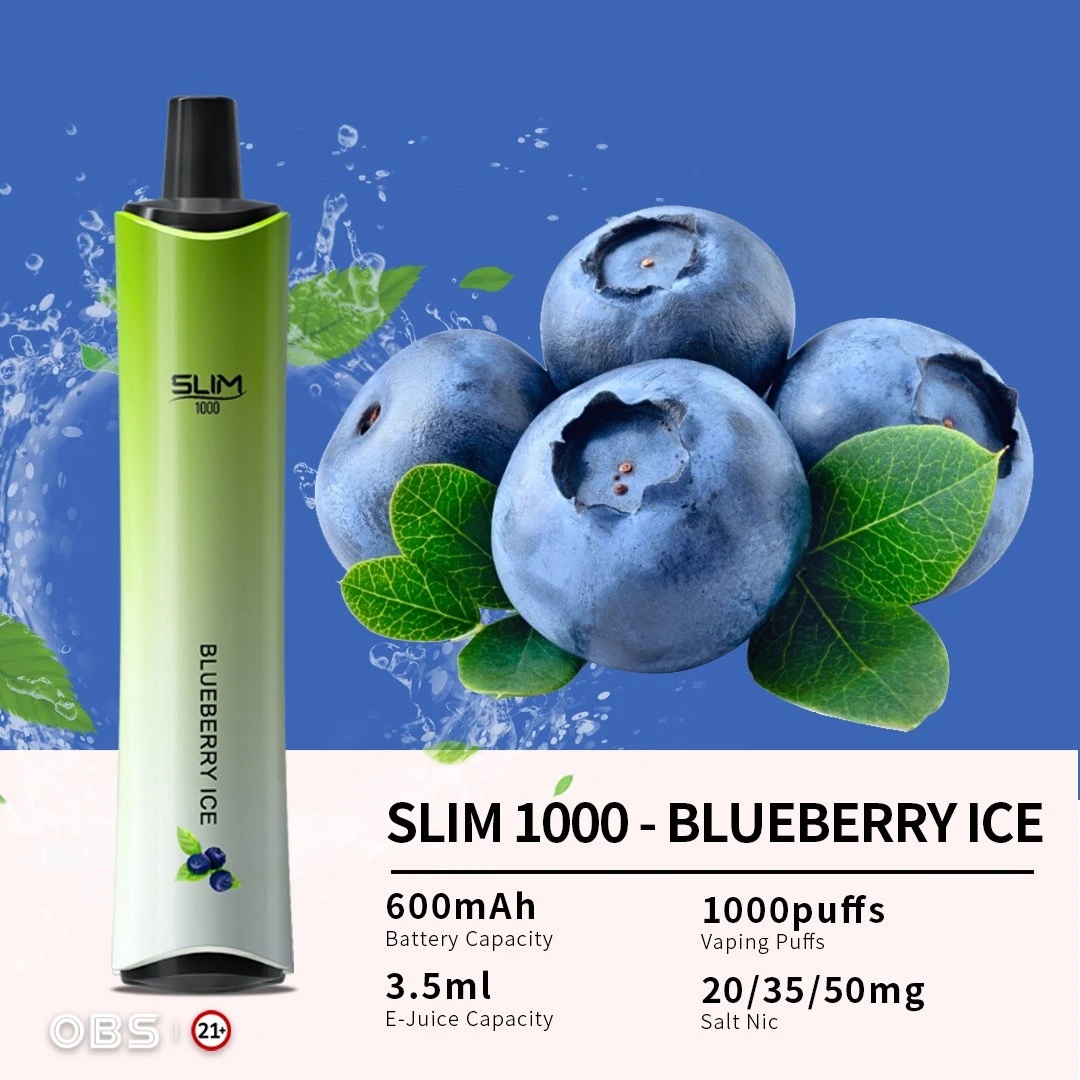 2022 Hot Selling Obs Slim 1000 Puffs Disposable Vape Pen