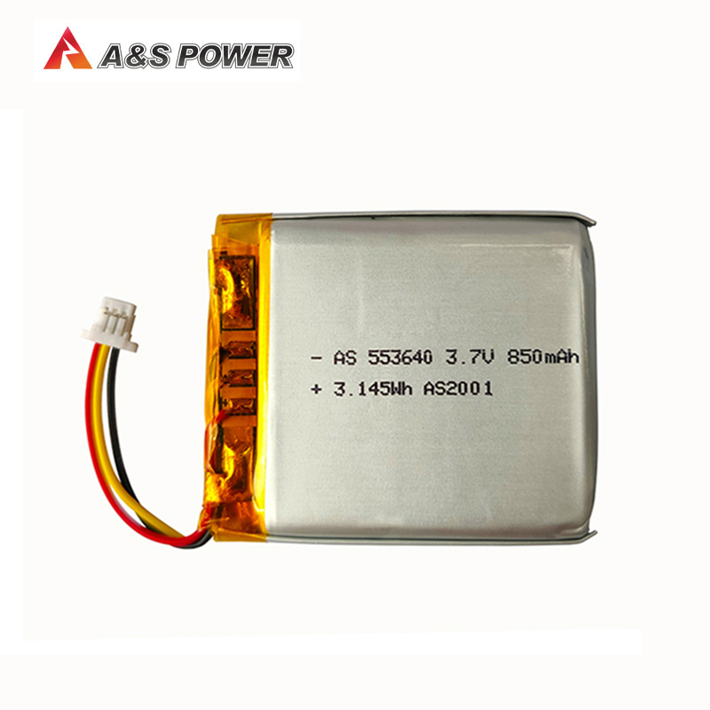 553640 37v 850mah lithium polymer battery with UL2054CBKCCEUN383