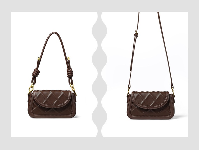 New design leather lady bag high sense messenger bag for women