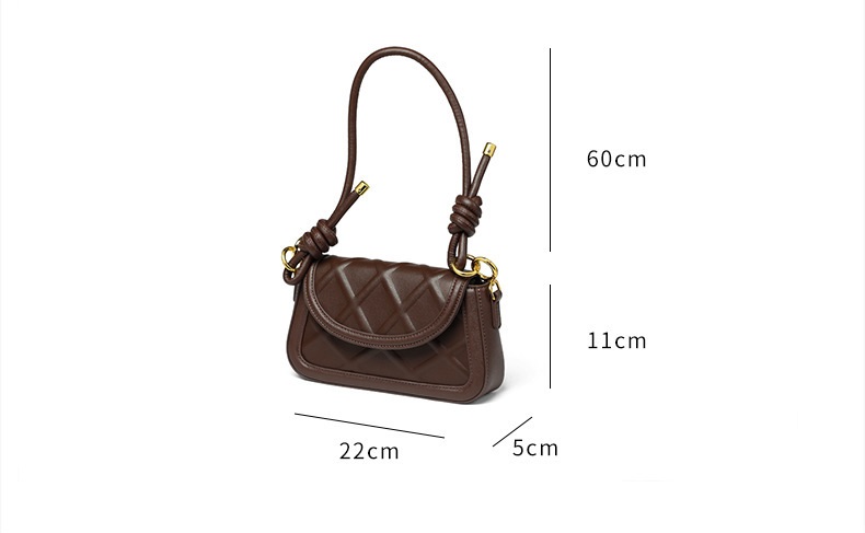New design leather lady bag high sense messenger bag for women