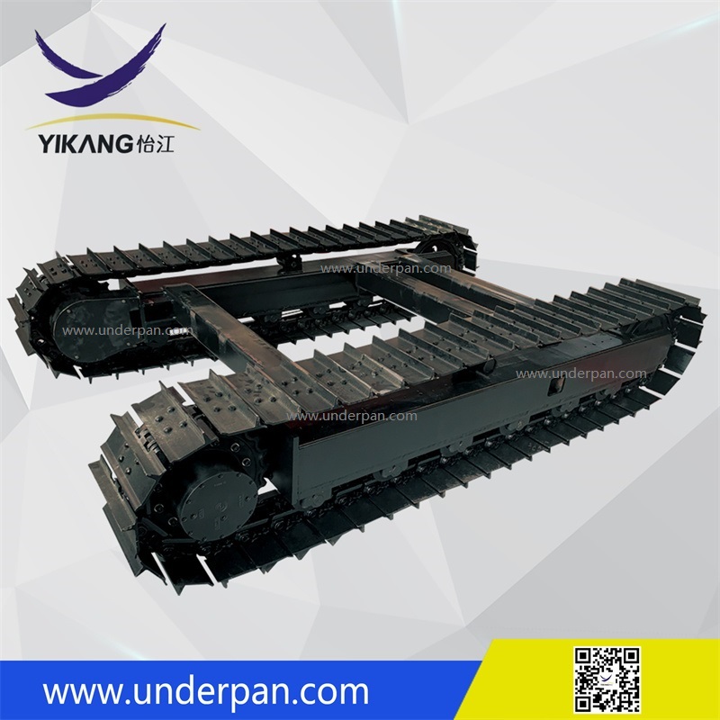 New Design Custom Steel Track Undercarriage for Special Crawler Drilling Rig Crusher Excavator Machinery Chassis