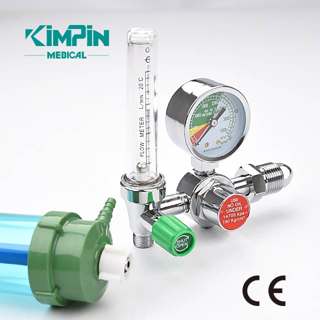 Oxygen Medical Regulator with Flowmeter for Cylinder with CE Made in China