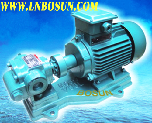 gear oil pump installed in engine room