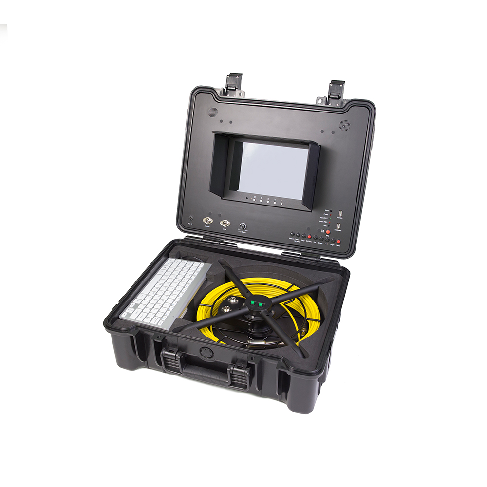 10 Inch CCTV Monitor Portable Pipe Inspection Video Camera System with DVR