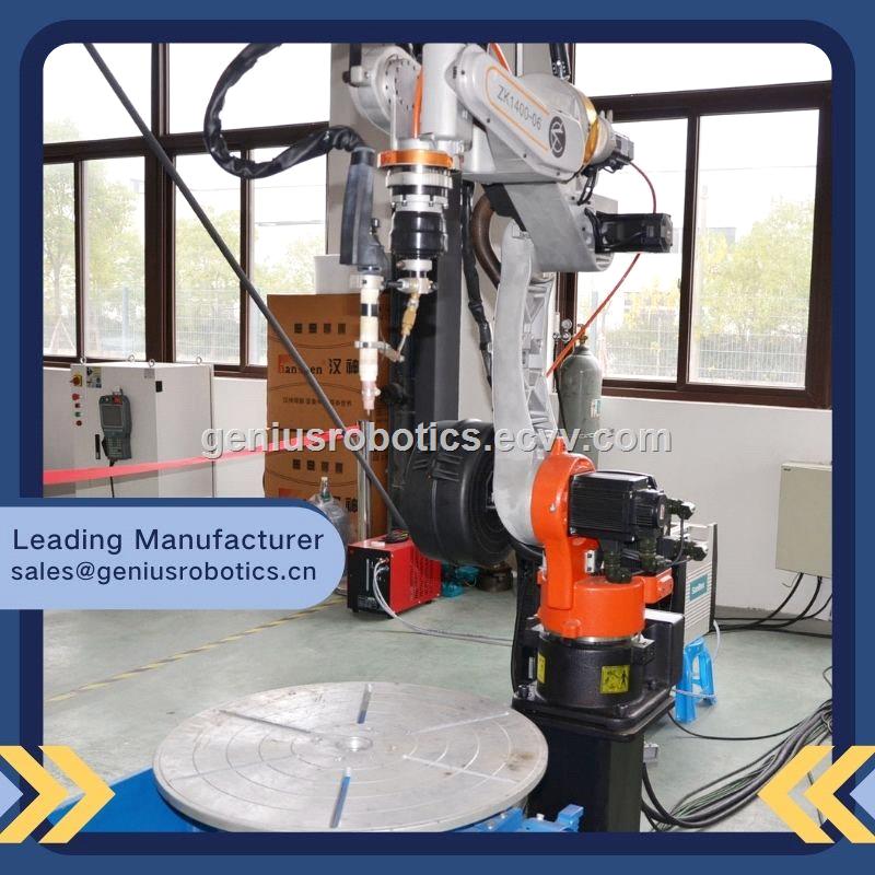 Automatic Tube Welding Positioner 6 Axis Industrial Welding Robot Large Production Volume