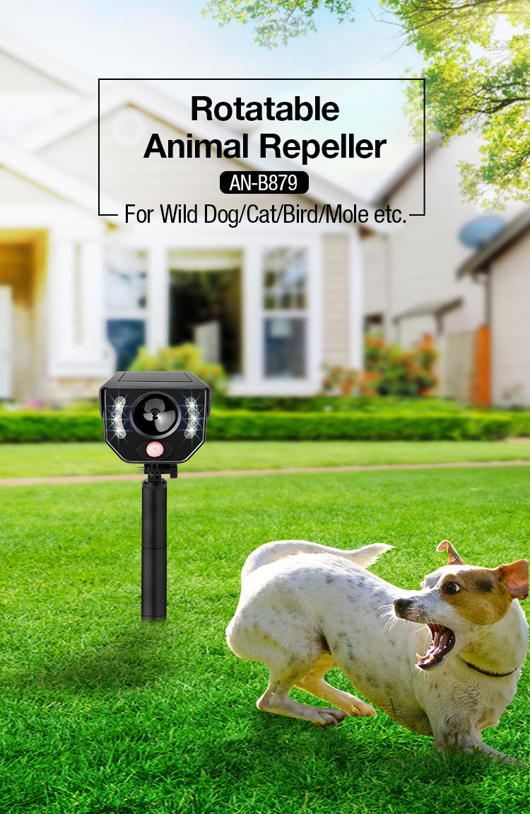 Solar Animal Repeller For Cat Dog Deer Fox Bird ANB879