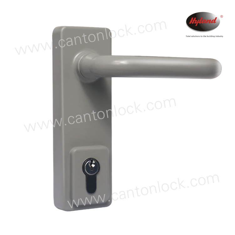 panic device trim handle available for wooden door and steel door